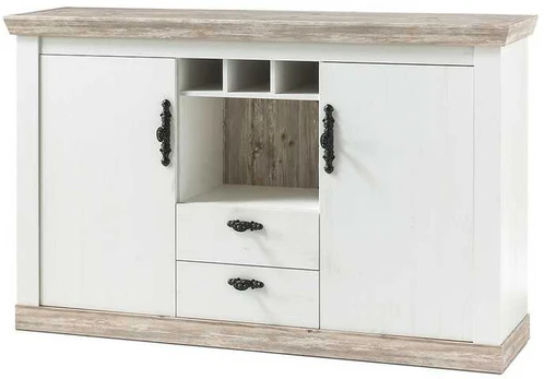 Komoda Imv Florenz, 167 cm, baltoji pušis/pušis