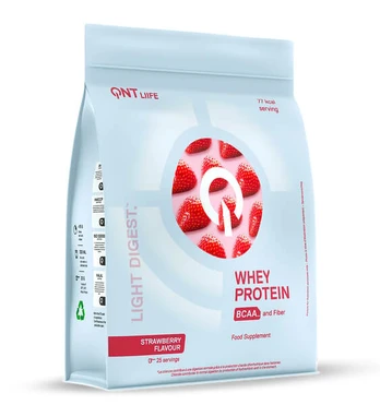 QNT Light Digest Whey Protein, Strawberry, 500g
