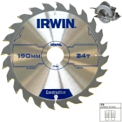 Irwin Pjov. diskas 190x30(20,16)x40T 2,5 mm ATB kaina