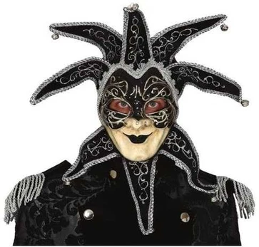 Fiesta Sort venedisk maske