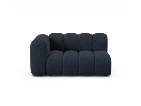 Left Modular Sofa, "Lupine", 2 Seats, 145x95x70, Navy Blue