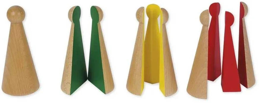 TimeTEX Didelės trupmenų figūrėlės "Montessori Premium" (TT94492)