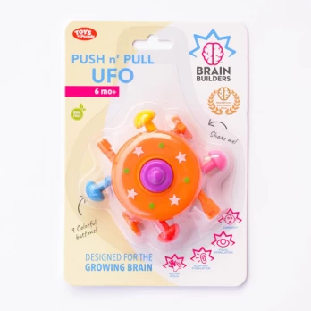 Interaktyvus žaislas Brain Builders Push and Pull Ufo, universali