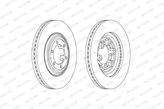 FERODO DDF2372C Brake Disc