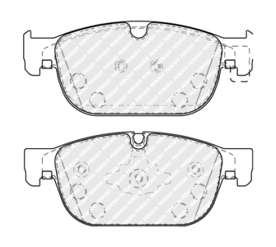 FERODO FDB5117 Brake pad set
