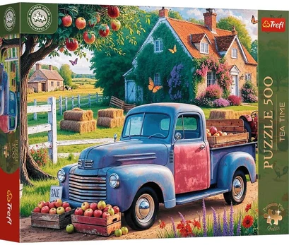 Trefl Dėlionė 500 PremPlus TeaTime Samochód farmera 37612