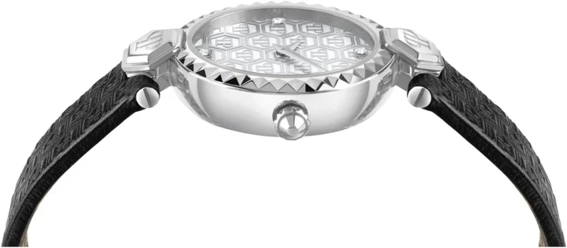 Philipp Plein laikrodis Pweaa0121, juodas, dirželis