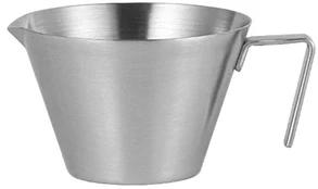MHW-3BOMBER - Measuring cup brushed stainless steel 100 ml