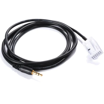VW AUX 3,5mm įėjimo adapteris per CD changer jungtį, 0,8m