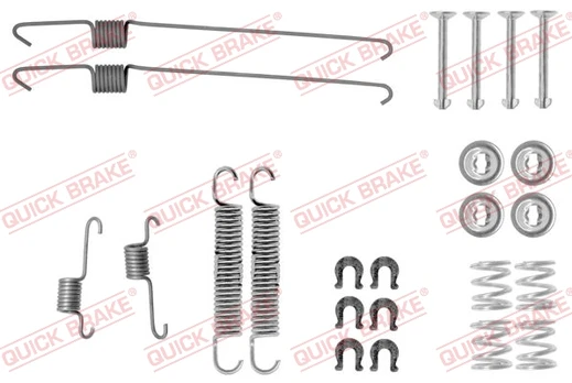 QUICK BRAKE QB105-0001 Brake shoe fitting kit