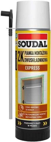 Soudal 2K dviejų komponentų montavimo putos 400 ml