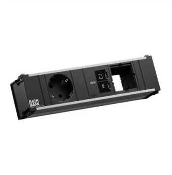 Maitinimo juosta Bachmann CONI 1xCEE7/3, 1xUSB C/C 45 W, 1xCM L 0,2 m