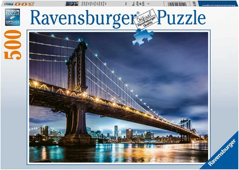 Ravensburger Puzzle 500 pc Sleepless City New York