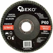 Geko Flap diskas "SILICONE" 125mm P60 GEKO PREMIUM (10/200)