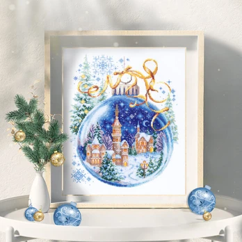 Siuvinėjimo rinkinys Magic Needle "Christmas Bauble" 70-37