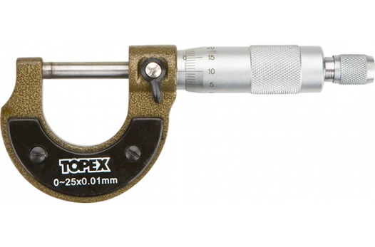 Topex mikrometras 0-25 mm (31C629)