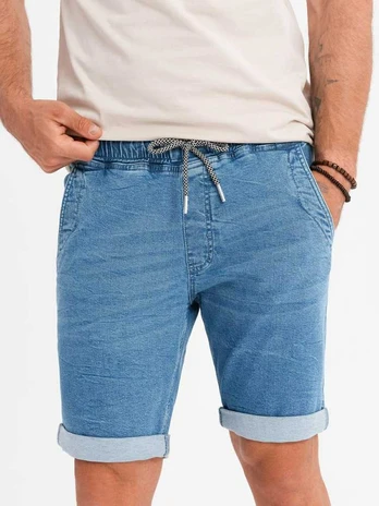 Blue men's shorts-light mėlynas