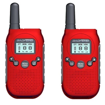 Baofeng BF-T6 PMR Panda Red Radijo stotelė, 2 vnt.