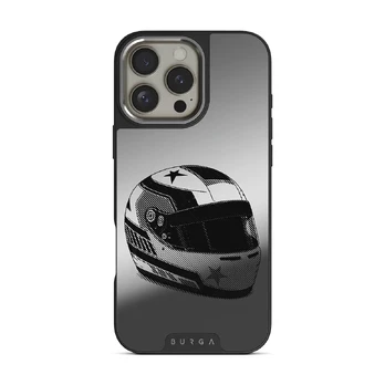 Pit Stop - iPhone 16 Pro Case, Elite Mirror Dark (MagSafe) / Silver