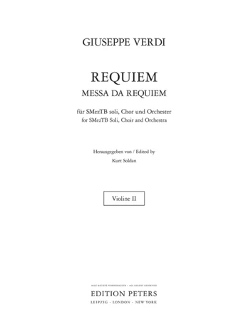 Requiem (Violin 2 Part)