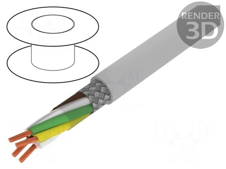Wire | UNITRONIC® LiYCY (TP) | 2x2x1mm2 | tinned copper braid | PVC