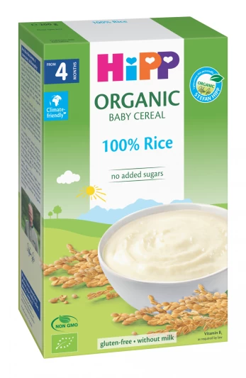 HiPP ekologiška košė RICE, 4m+, 200g, 30402