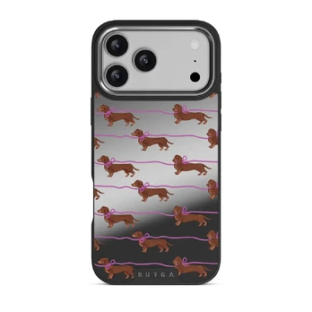 Always Late - iPhone 17 Pro Max Case, Elite Mirror Dark (MagSafe) / Silver