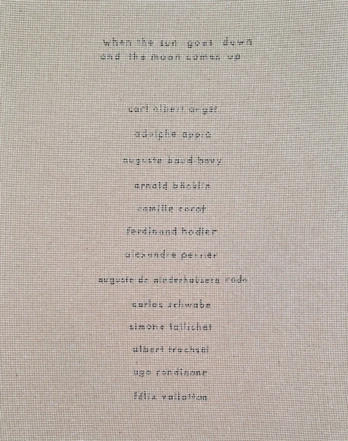 When the Sun Goes Down and the Moon Comes Up