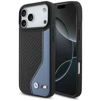 Dėklas BMW M Carbon Logo MagSafe do iPhone 17 Pro Max mėlyna