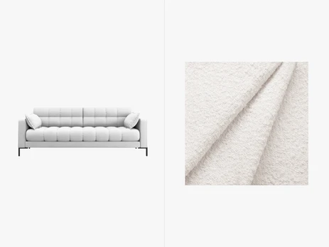 Sofa, Mamaia, 3 sėdimos vietos, 177x96x75, Balta