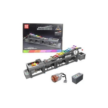Construction Blocks Ball Track with Electric Motor 1038 pcs.