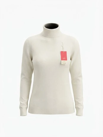 Elegantiškas megztinis golfo apykakle, XL/2XL