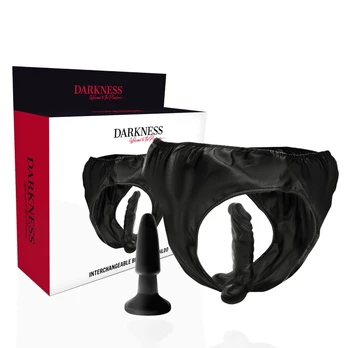 Sekso diržas + dildo DARKNESS