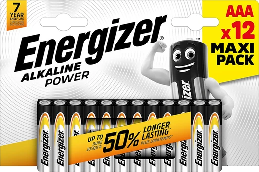 Energizer battery Alkaline Power AAA CHP12