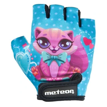 Vaikiškos Dviratininko Pirštinės METEOR JUNIOR KITTY