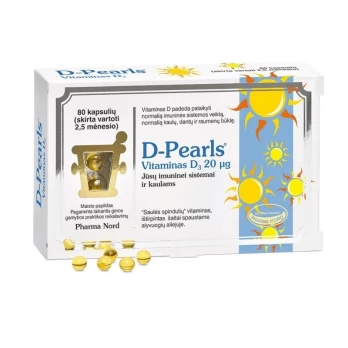 PHARMA NORD D-PEARLS, 80 kaps.