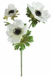 Dirbtinė gėlė 392, balta, 56 cm x 10 cm