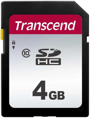Transcend Sd Card Sdhc 300S 4Gb