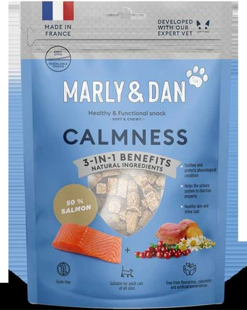 Marly & Dan minkšti skanėstai katėms CALMNESS