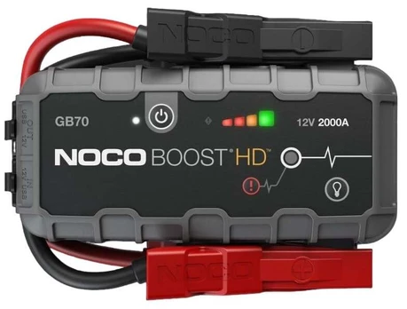 NOCO GB70 Boost 12V 2000A Jump Starter starteris su integruotu 12V/USB akumuliatoriumi
