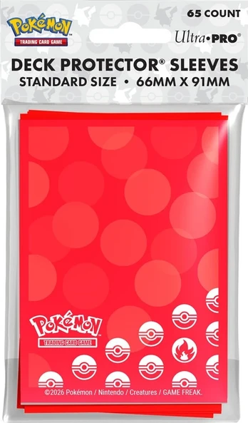 Ultra Pro UP - Deck Protector: Pokemon: Fire Type Energy (65 vnt.)