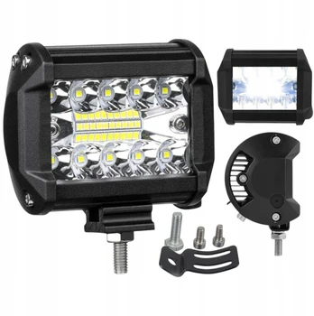 Led darbo lempa halogenas 12v 24v 60w prožektorius galingas led apšvietimas