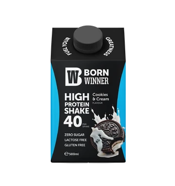 Born Winner Protein Shake – Cookies and Cream 500 ml