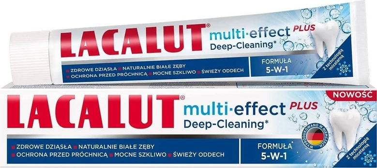 Dantų pasta Lacalut Multi-Effect Plus, 75 ml