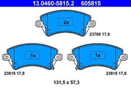 ATE 13.0460-5815.2 Brake pad set