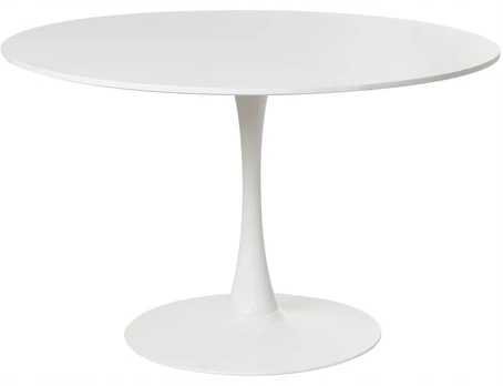 Beliani Valgomojo stalas BOCA baltas 120 cm