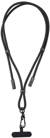 eSTUFF Lanyard Cable USB-C to USB-C 2m, Juodas
