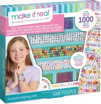 Make It Real Bracelet Set Alphabet - Aakkosrannekorusetti