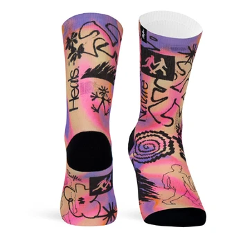 Pacific HIKE PINK kojinės | Multicolor, S/M