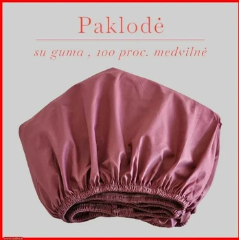 Paklodė su guma - 200x200+20cm.